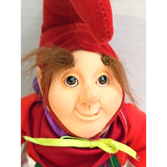 Brinn's Hidden Kingdom Pooder Snoot 16" Vintage Poseable Elf Doll w/ Box & COA - Picture 4 of 10